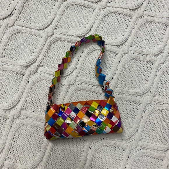 Handmade wrapper hand bag - Picture 4 of 4